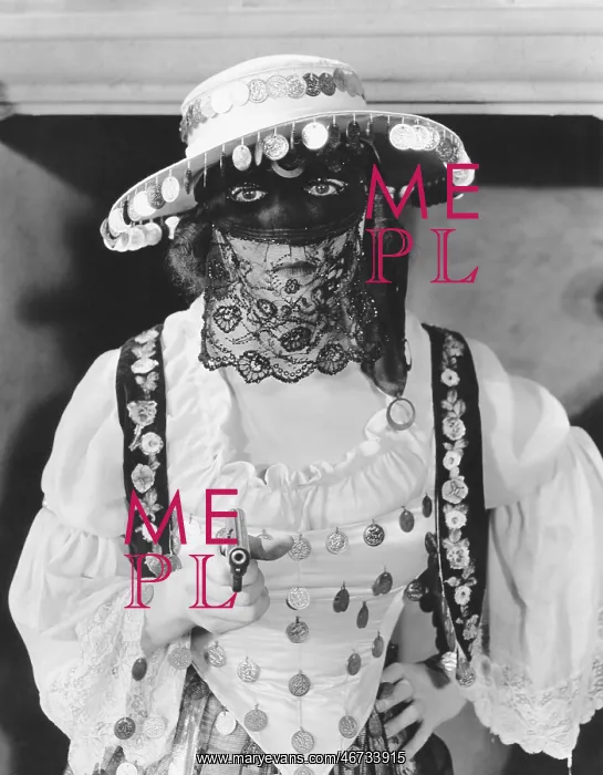  : Masked woman