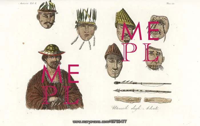 : Masks, hats and tools of the Aleut people : Masks, hats and tools of the Aleut people