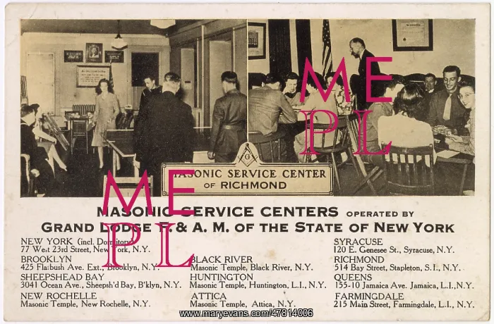  : Masonic Service Center, Stapleton, New York State, USA
