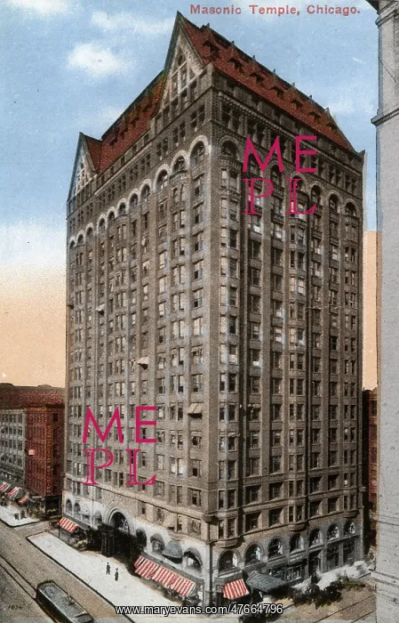 : Masonic Temple, Chicago, Illinois, USA : Masonic Temple, Chicago, Illinois, USA