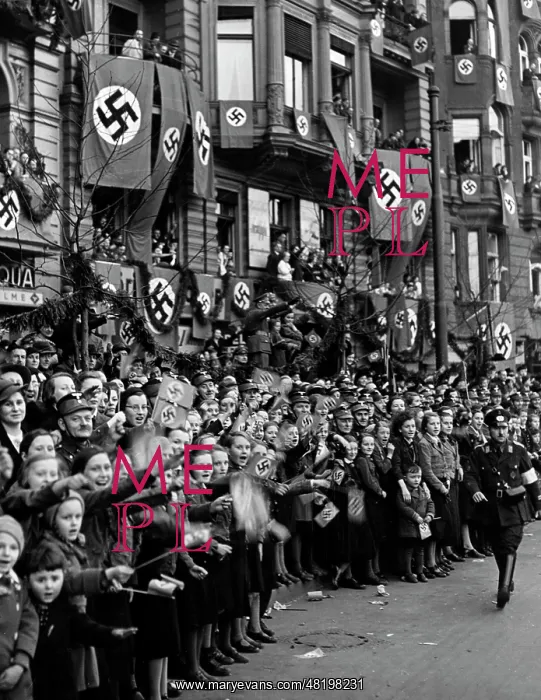 : Mass enthusiasm after the annexation of Austria to the Great : Mass enthusiasm after the annexation of Austria to the Great