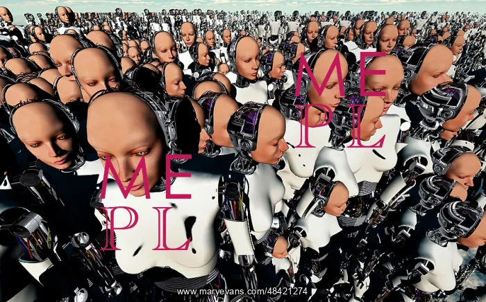 : A mass gathering of female like Androids : A mass gathering of female like Androids