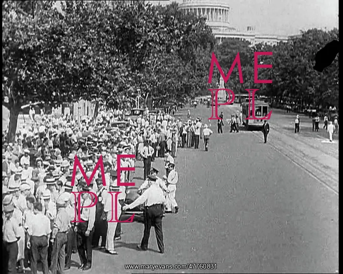 : A Mass of War Veterans Gathering In Front of : A Mass of War Veterans Gathering In Front of