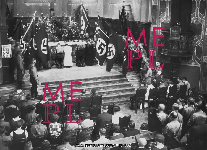 : Mass wedding in the Third Reich, 1933 : Mass wedding in the Third Reich, 1933
