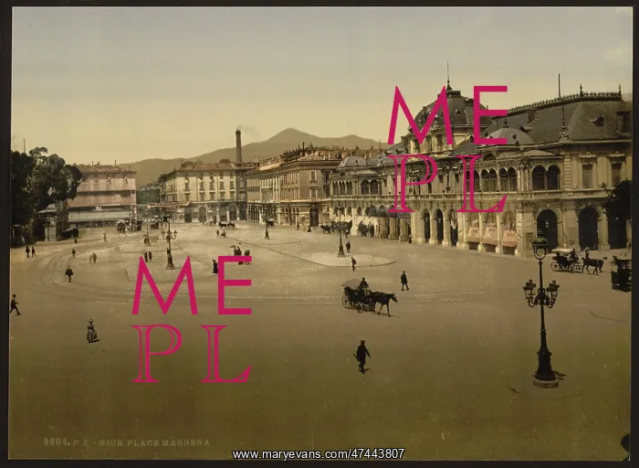 : Massena Place, Nice, Riviera : Massena Place, Nice, Riviera