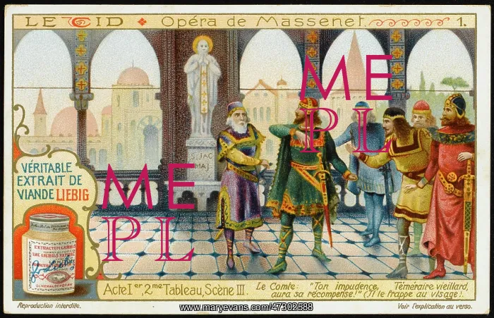 : Massenet - Cid - Liebig : Massenet - Cid - Liebig