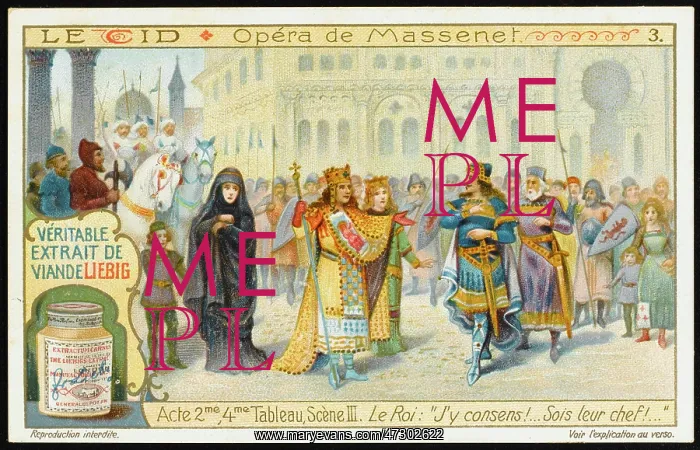 : Massenet - Cid - Liebig : Massenet - Cid - Liebig