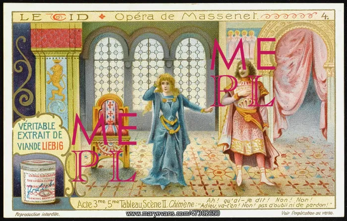 : Massenet - Cid - Liebig : Massenet - Cid - Liebig