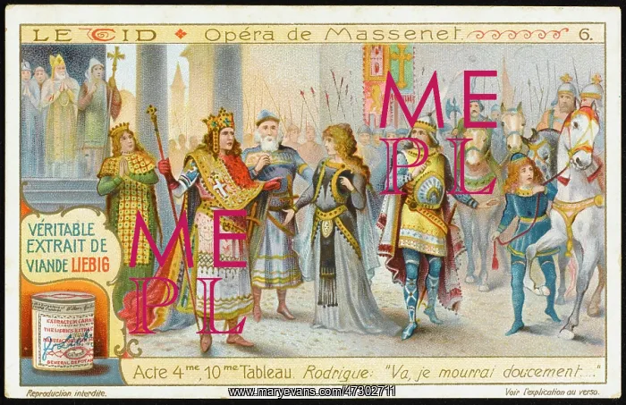 : Massenet - Cid - Liebig : Massenet - Cid - Liebig
