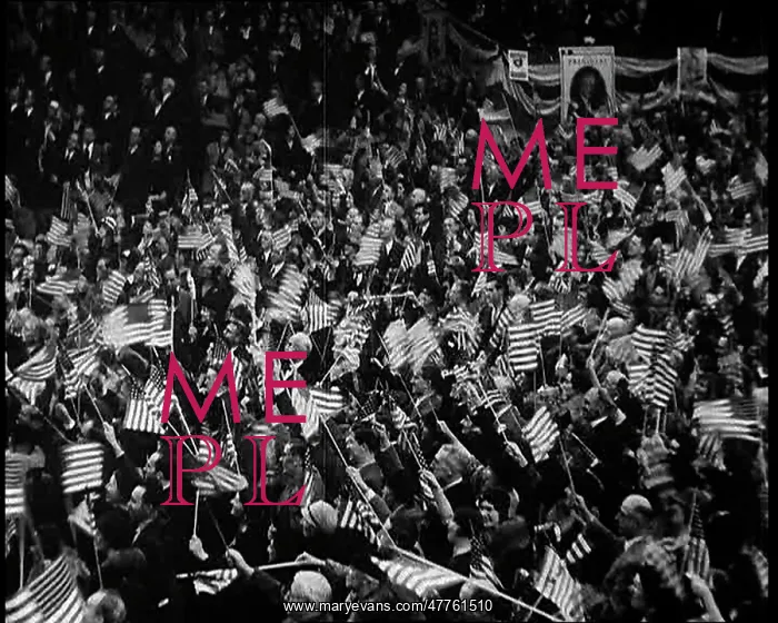 : Masses of President Herbert Hoover's Supporters : Masses of President Herbert Hoover's Supporters