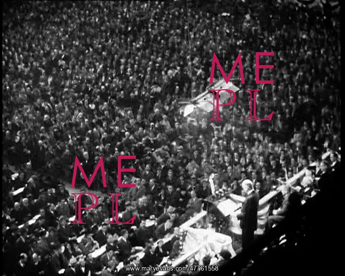 : Masses of President Herbert Hoover's Supporters : Masses of President Herbert Hoover's Supporters
