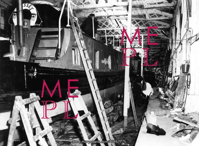  : Massey Shaw fireboat under repair
