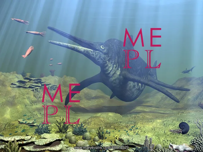 : A massive Shonisaurus attempts to make a meal of a school ? : A massive Shonisaurus attempts to make a meal of a school ?