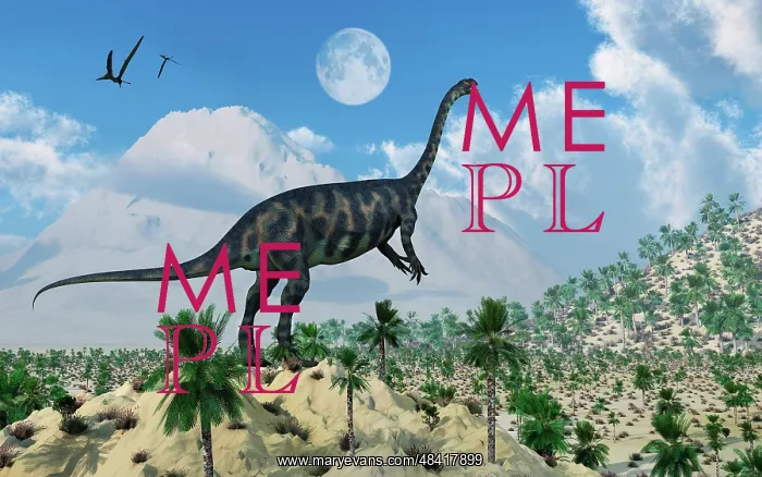: A Massospondylus dinosaur : A Massospondylus dinosaur