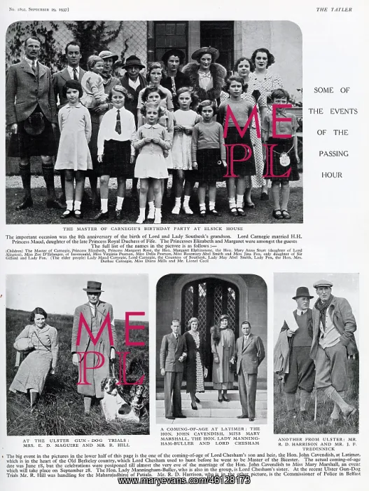 : The Master of Carnegie's birthday party : The Master of Carnegie's birthday party