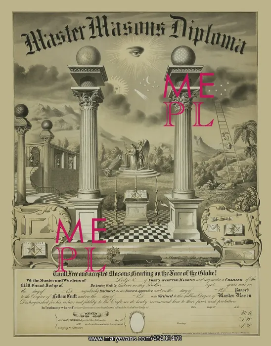 : Master Masons diploma : Master Masons diploma