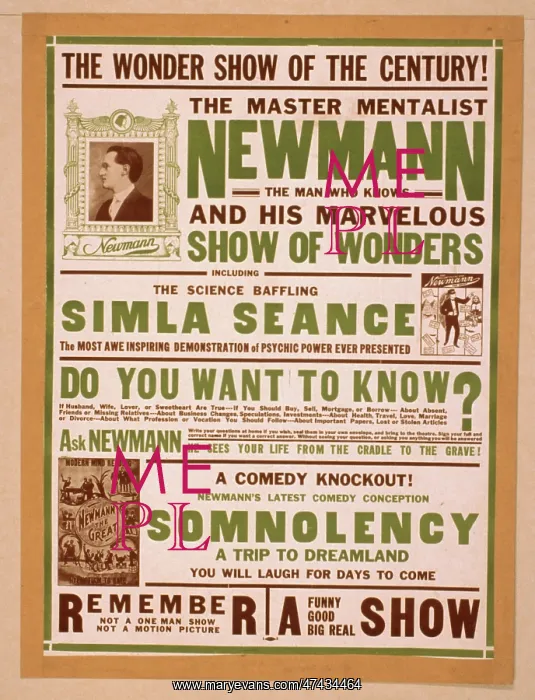 : The master mentalist, Newmann the man who knows and his marv : The master mentalist, Newmann the man who knows and his marv