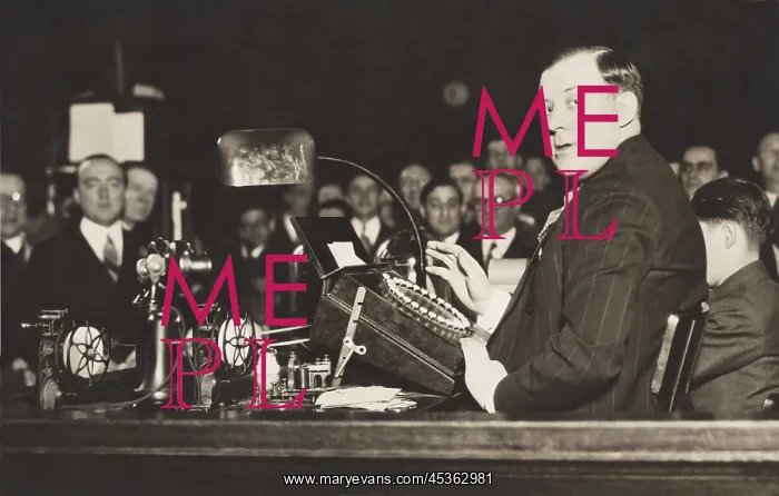 : Master ticker and keyboard operator, Robert Hall : Master ticker and keyboard operator, Robert Hall
