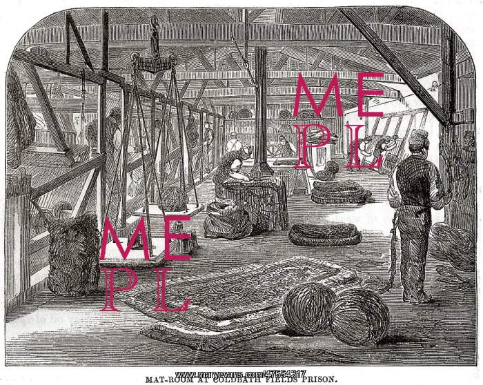  : Mat-making room at Coldbath Fields Prison