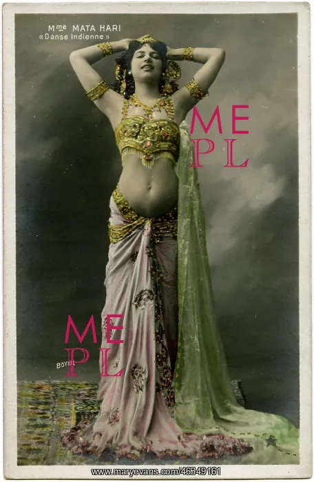 : Mata Hari (1876 - 1917), (Eye of Dawn) (Margarete Gertrude Zelle) Dutch-born exotic dancer : Mata Hari (1876 - 1917), (Eye of Dawn) (Margarete Gertrude Zelle) Dutch-born exotic dancer