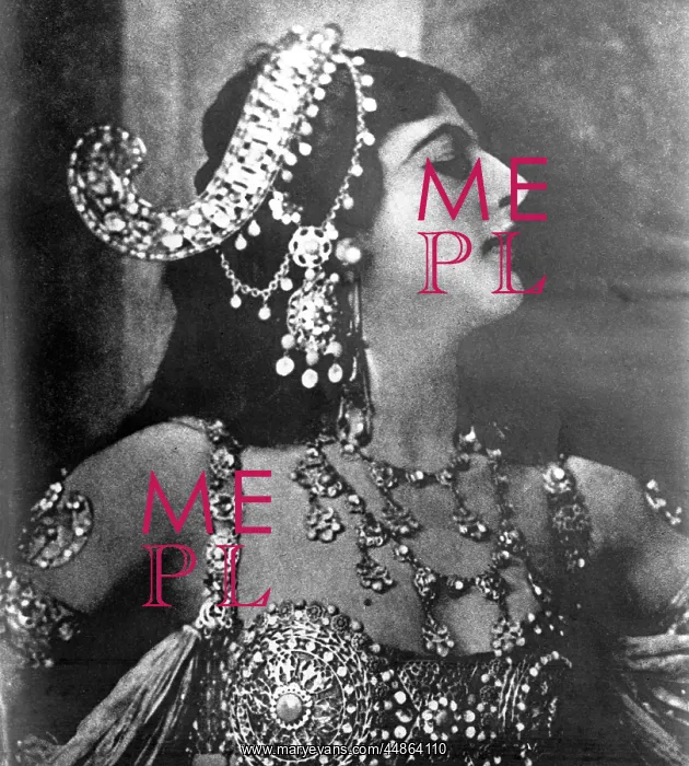 : Mata Hari in costume for Dagger Dance : Mata Hari in costume for Dagger Dance
