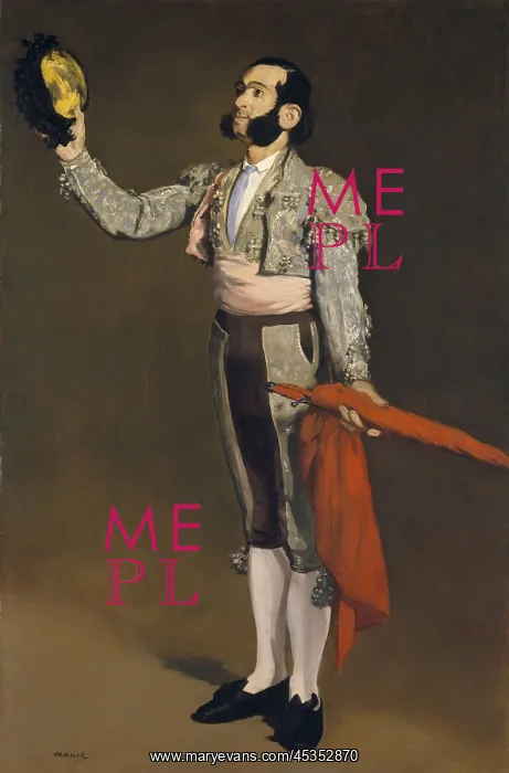 : A Matador, by Edouard Manet, 1866-67, French impressionist : A Matador, by Edouard Manet, 1866-67, French impressionist