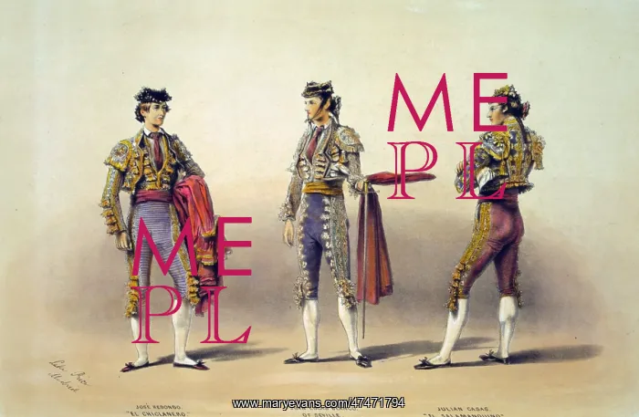 : Matadors. Illustration shows three matadors: Josae Redondo : Matadors. Illustration shows three matadors: Josae Redondo