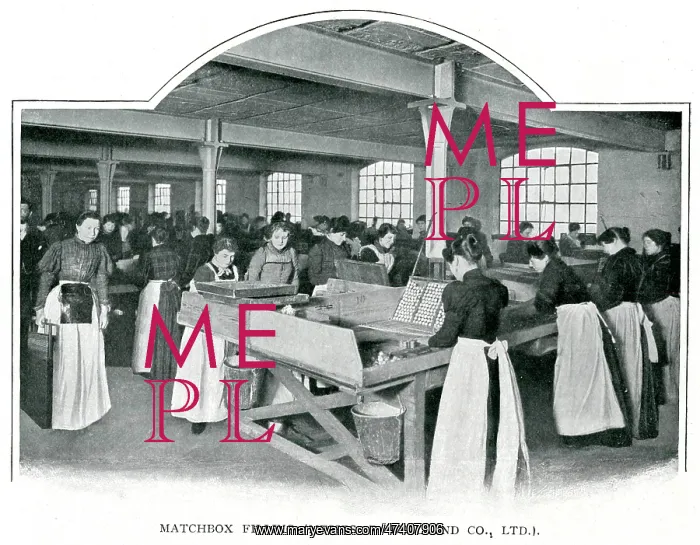 : Matchbox filling 1900 : Matchbox filling 1900