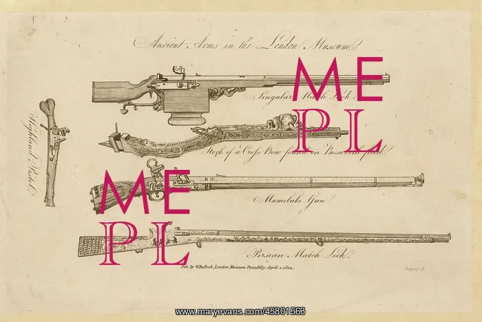 : Matchlocks, gun and pistol : Matchlocks, gun and pistol