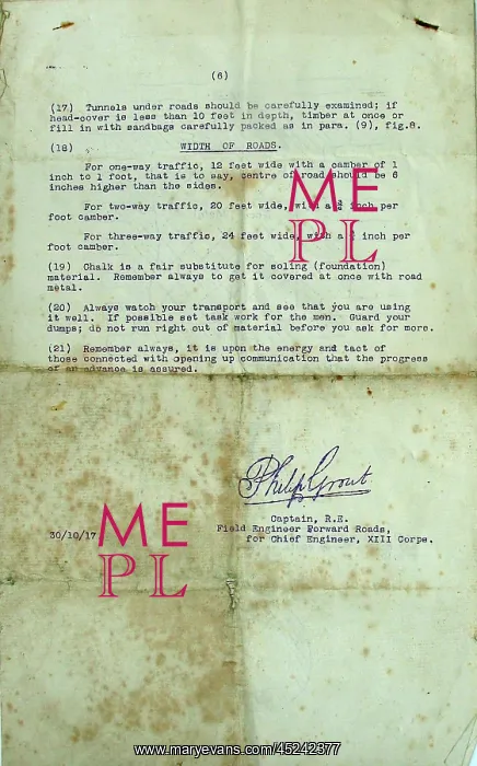 : Material related to Captain J Hilton, Labour Corps : Material related to Captain J Hilton, Labour Corps