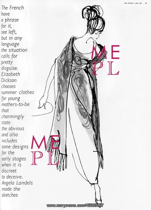 : Maternity fashion, 1963 : Maternity fashion, 1963