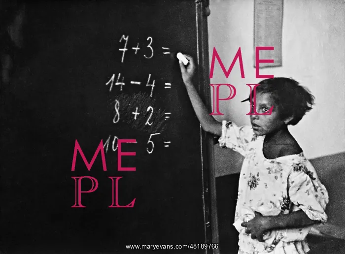 : Math lesson in a school for Roma children, 1930 : Math lesson in a school for Roma children, 1930