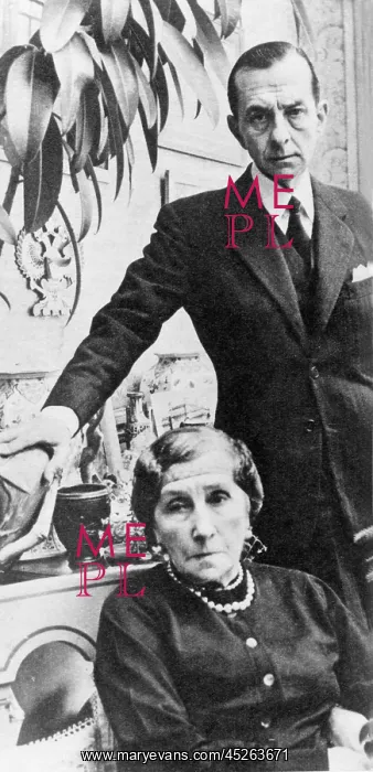 : Mathilde Kschessinska and her son Vladimir : Mathilde Kschessinska and her son Vladimir