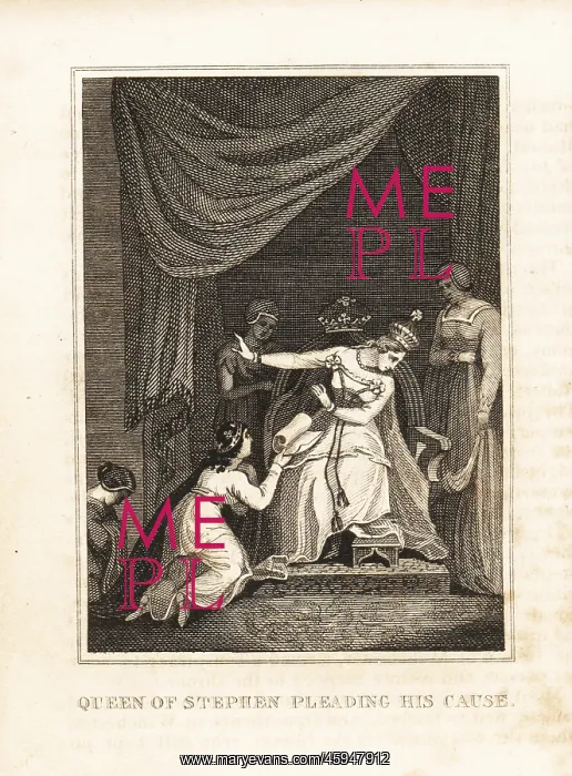 : Matilda pleading King Stephen's cause with Empress Matilda : Matilda pleading King Stephen's cause with Empress Matilda