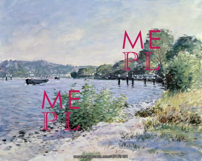 : Matin a Yville ' river scene : Matin a Yville ' river scene