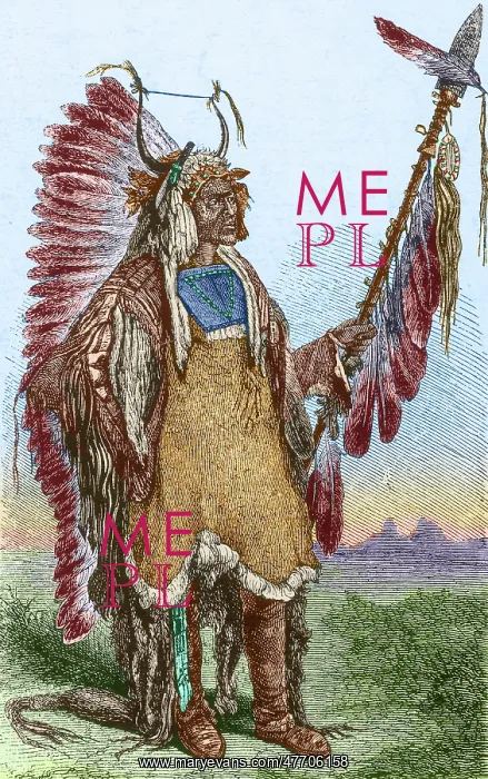 : Mato-tope, Mandan Chief : Mato-tope, Mandan Chief