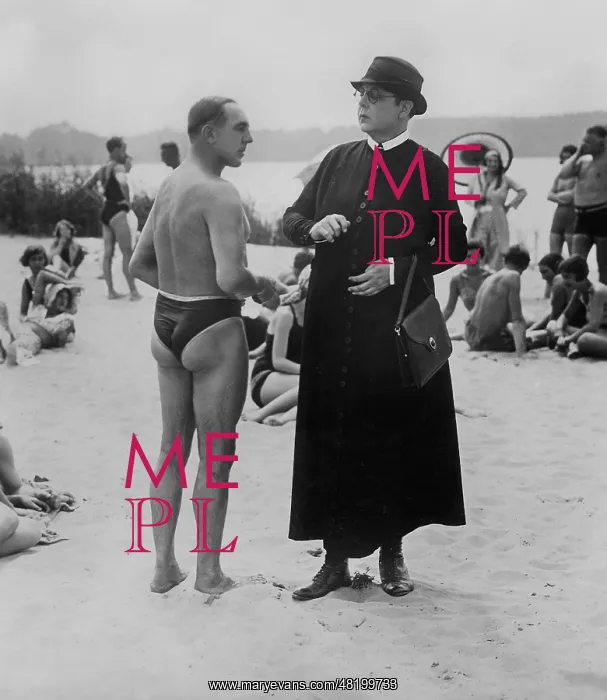 : Matron at a beach : Matron at a beach