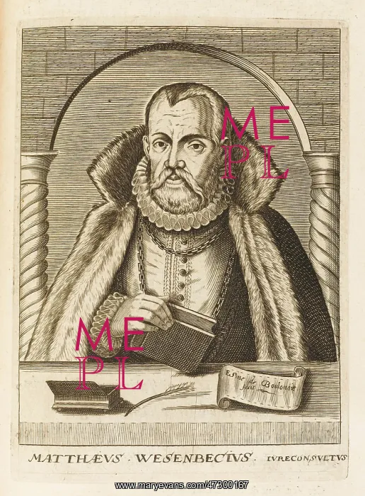 : MATTHAEUS VAN WESENBEKE : MATTHAEUS VAN WESENBEKE