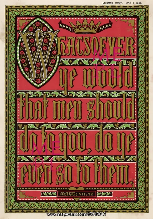 : Matthew VII:12 : Matthew VII:12