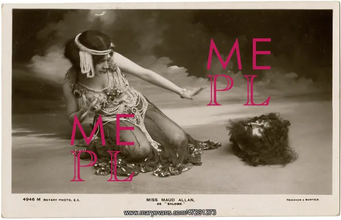 : Maud Allan as Salome : Maud Allan as Salome