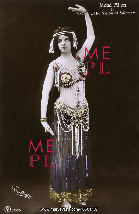 : Maude Allan in The Vision of Salome : Maude Allan in The Vision of Salome