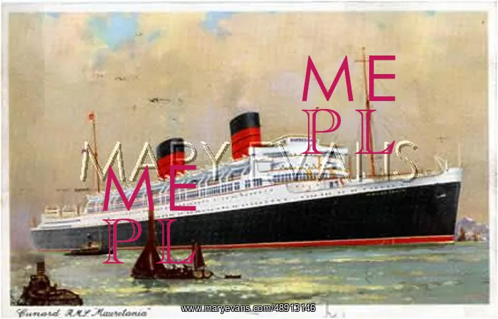 : MAURETANIA POSTCARD : MAURETANIA POSTCARD