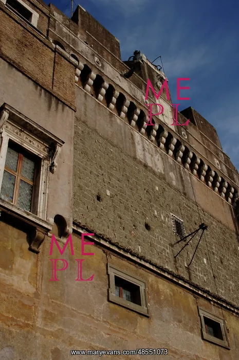 : Mausoleum of emperor Hadrian or Castle Sant'Angelo. Rome