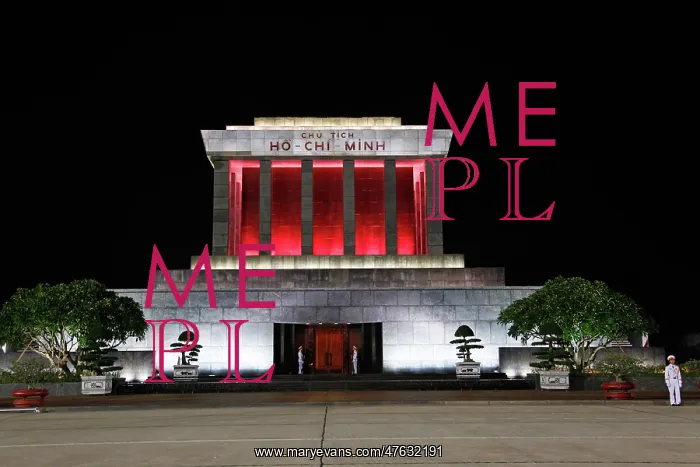  : Mausoleum of Ho Chi Minh, Ba Dinh Square, Hanoi, Vietnam
