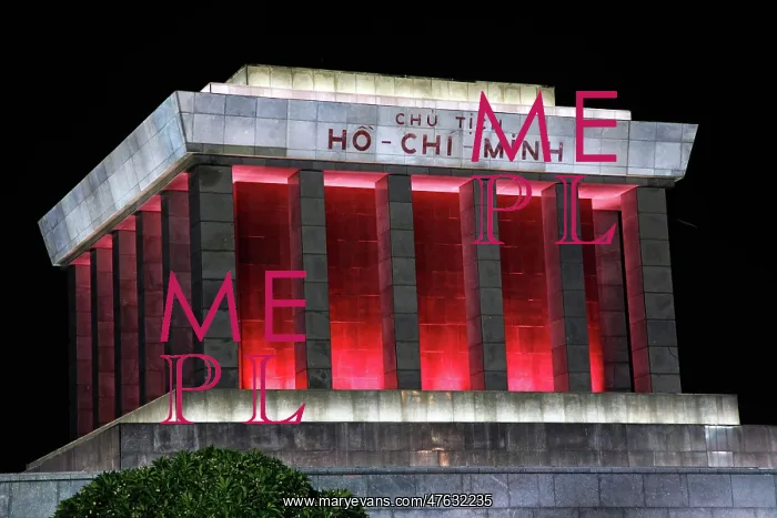  : Mausoleum of Ho Chi Minh, Ba Dinh Square, Hanoi, Vietnam