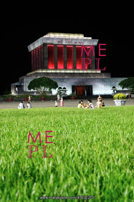  : Mausoleum of Ho Chi Minh, Ba Dinh Square, Hanoi, Vietnam