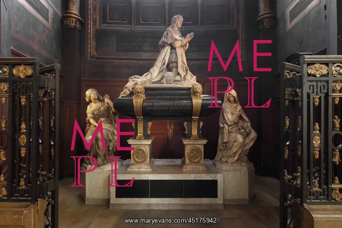 : Mausoleum of Jean-Baptiste Colbert, Eglise Saint-Eustache : Mausoleum of Jean-Baptiste Colbert, Eglise Saint-Eustache