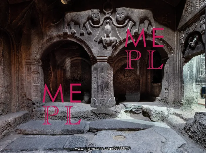 : Mausoleum of Prince Prosh Khaghbakian, Geghard monastery, Kotayk, Armenia : Mausoleum of Prince Prosh Khaghbakian, Geghard monastery, Kotayk, Armenia