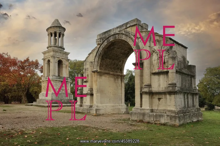 : Mausoleum and Triumphal Arch, Glanum : Mausoleum and Triumphal Arch, Glanum
