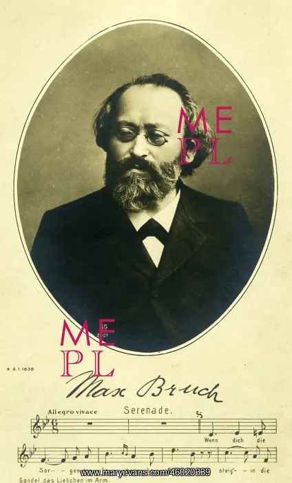 : Max Bruch (1838-1920), German composer, conducter : Max Bruch (1838-1920), German composer, conducter